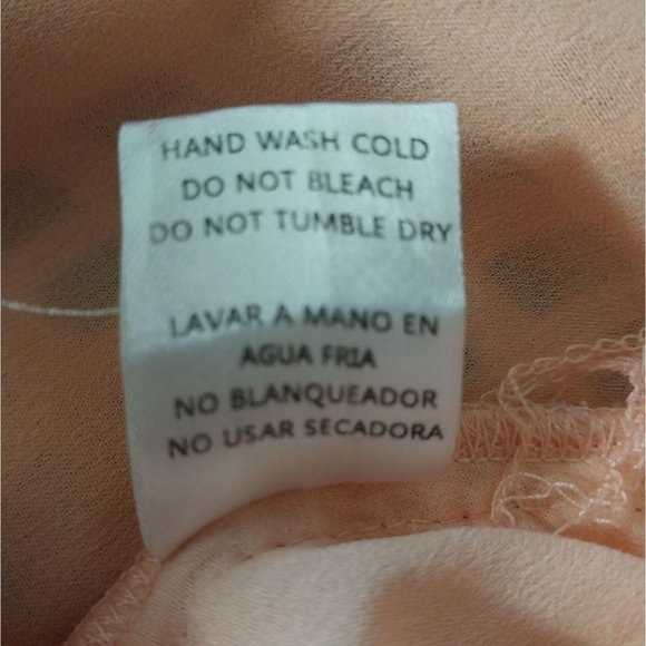 Endless Rose Zoe Peach Crochet Lace Cropped Pants Women's Sz M - Picture 6 of 12